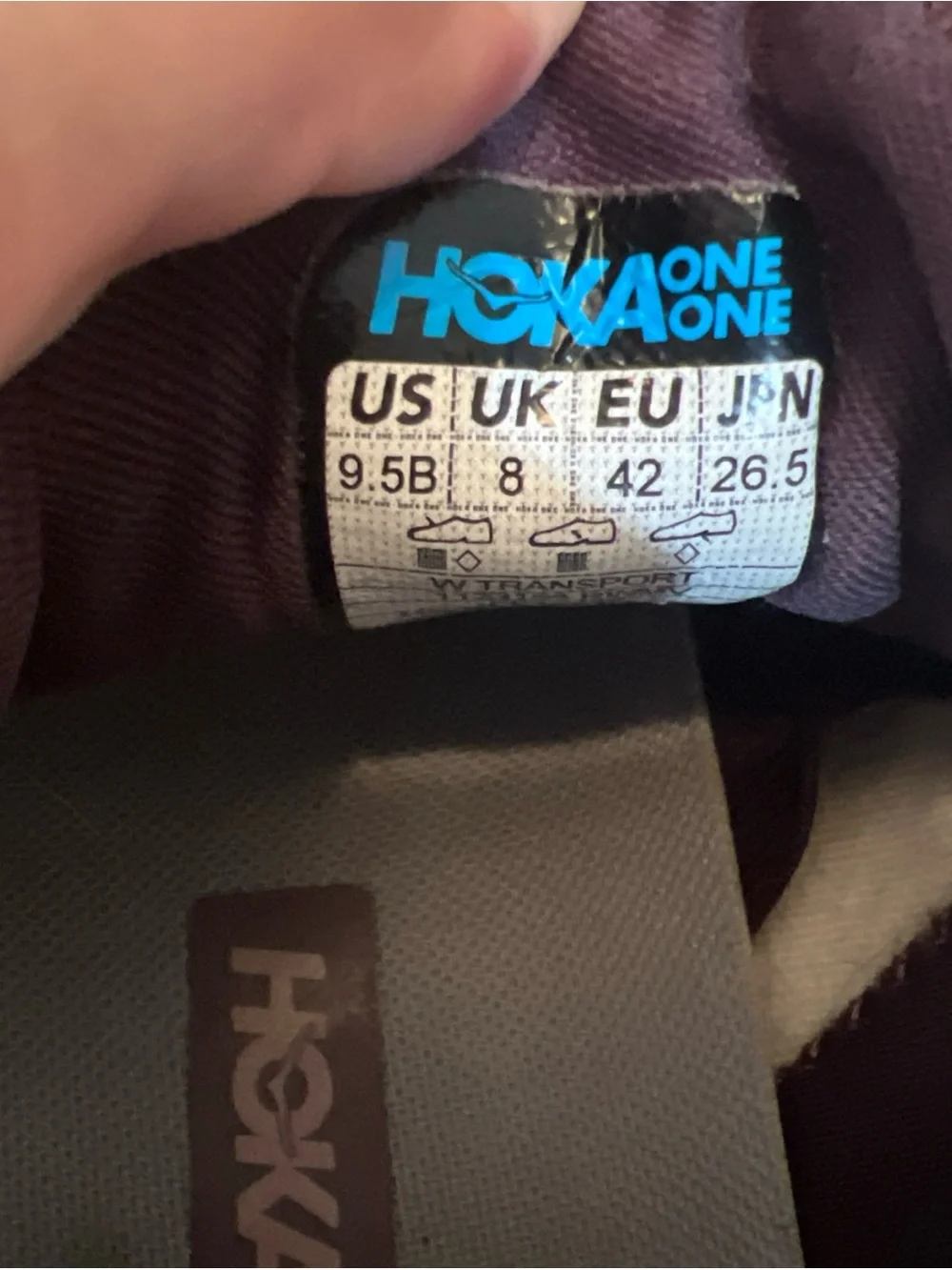 Hoka One One Women's Transport Running Sneaker Shoes, Size 9.5 B US